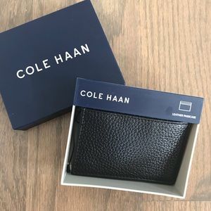 New in box - Cole Haan Black Leather Wallet